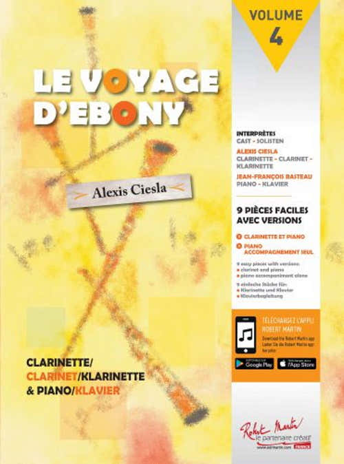 Ciesla A. - Le Voyage d'Ebony - Clarinette (Instru seul)