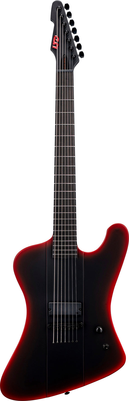 PHX-7 Barítono Metal preto Burst vermelho Acetinado
