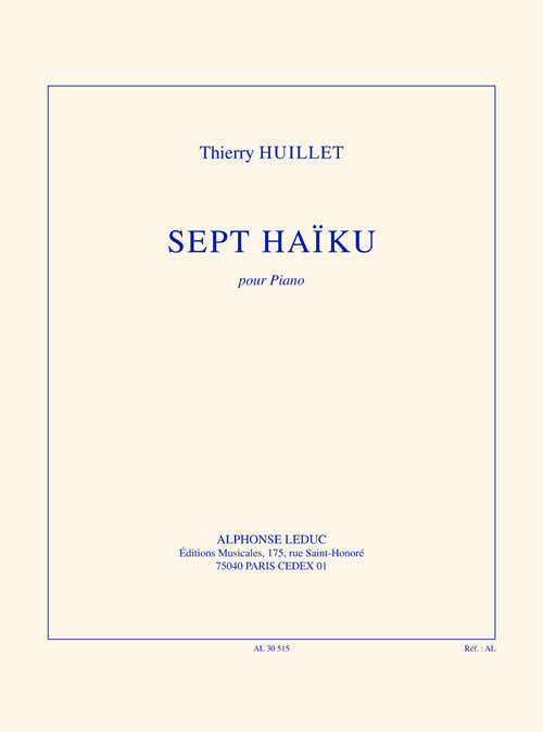 7 haïku pour piano solo