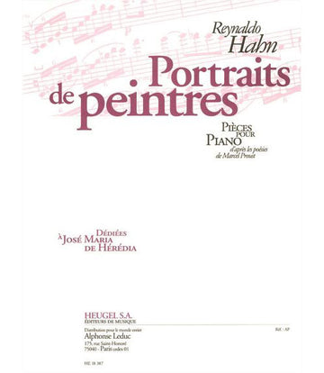 Hahn R. - Retratos de pintores - Piano