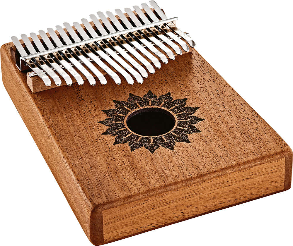 SONIC ENERGY SOUND HOLE KALIMBA 17 NOTES MAHOGANY MATTE - KL1708H