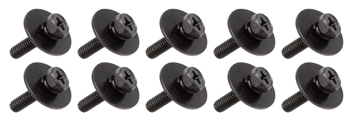 M4 16mm Preto - Parafuso Interior Para Casco De Madeira (X10)