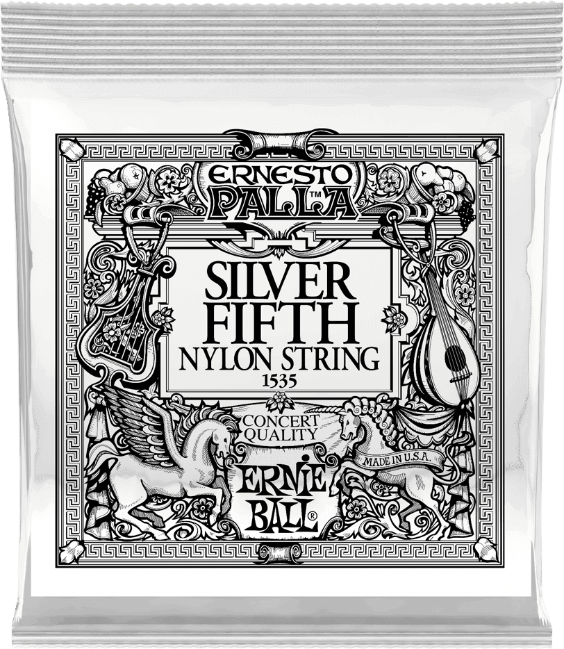 SILVER 5TH ERNESTO PALLA NYLON CLASSICAL GUITAR STRINGS