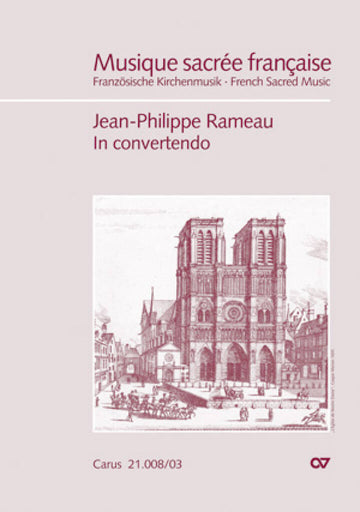 RAMEAU J.-P. - IN CONVERTENDO - Partitura vocal