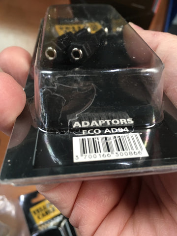 AD04 Adaptador Jack Macho Estéreo Jack Fêmea 3.5 MM - Lote de 2 - Stock B
