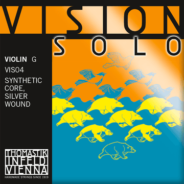 STRINGS INFELD VIOLIN VISION SOLO G SILVER ROUNDWOUND VIS04