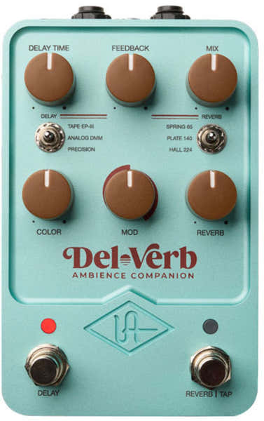 Universal Audio UAFX Del-Verb Companheiro de ambiência