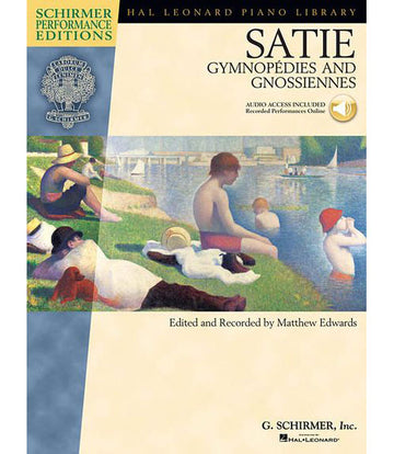 SATIE ERIK GYMNOPEDIES AND GNOSSIENS + MP3 - PIANO SOLO