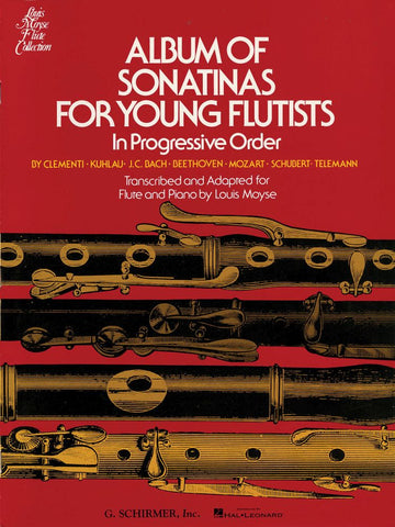 MOYSE LOUIS - ALBUM OF SONATINAS FOR YOUNG FLUTISTS - FLUTE & PIANO