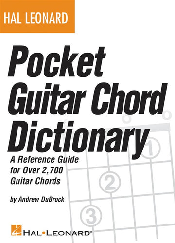 HAL LEONARD POCKET GUITAR CHORD DICTIONARY BAM - GUITAR