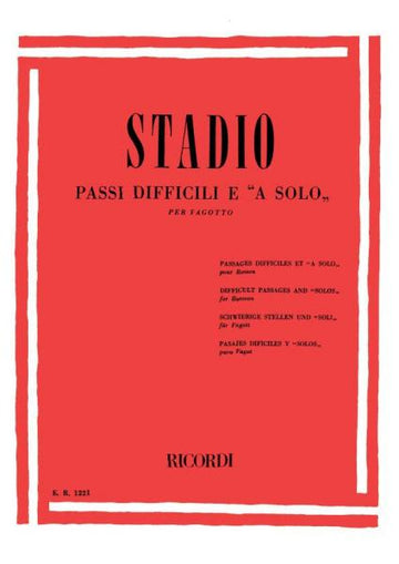 Stadio C. - Passi Difficili E A Solo - Basson