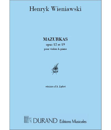 WIENIAWSKI - MAZURKAS - VIOLON ET PIANO