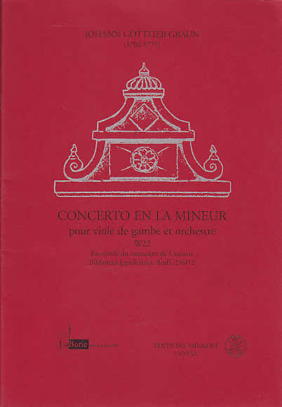 Graun J.G - Concerto En La Mineur