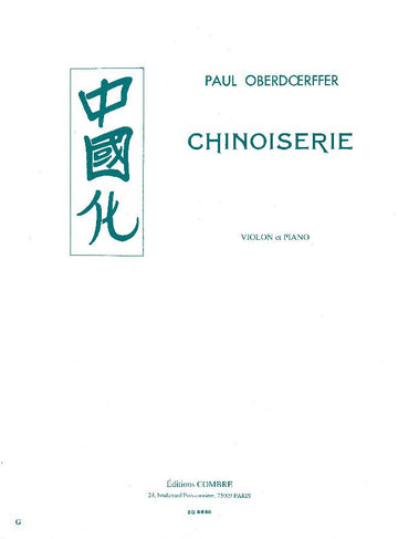 Oberdoerffer Paul - Chinoiserie - Violino Piano