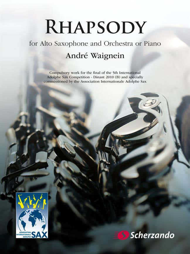 WAIGNEIN A. - RHAPSODY - SAXOPHONE ALTO ET PIANO