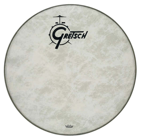 FIBERSKYN 18" LOGO GRETSCH DRUMS RESSONANCIA