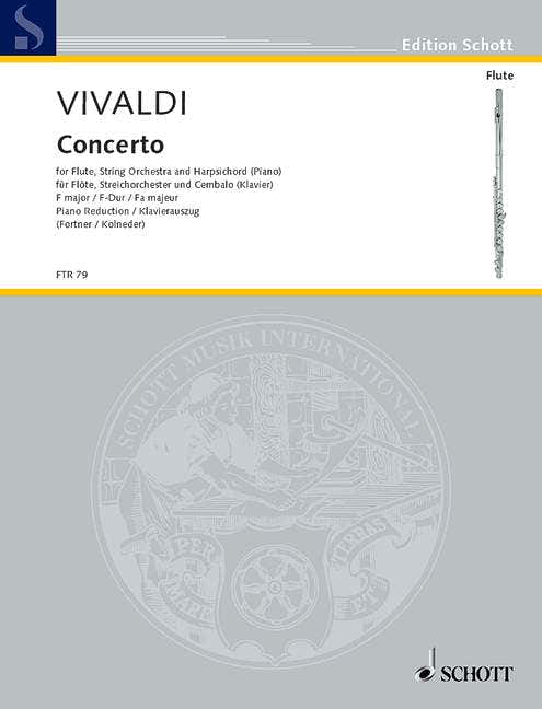Vivaldi Concerto ?La Tempesta Di Mare? F Major Opus 10-1 - Rv433 (Flte / Piano)