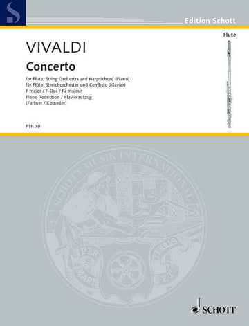 Vivaldi Concerto ?La Tempesta Di Mare? F Major Opus 10-1 - Rv433 (Flte / Piano)