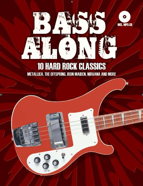 BASS ALONG 10 HARD ROCK CLASSICS - BASS GUITAR