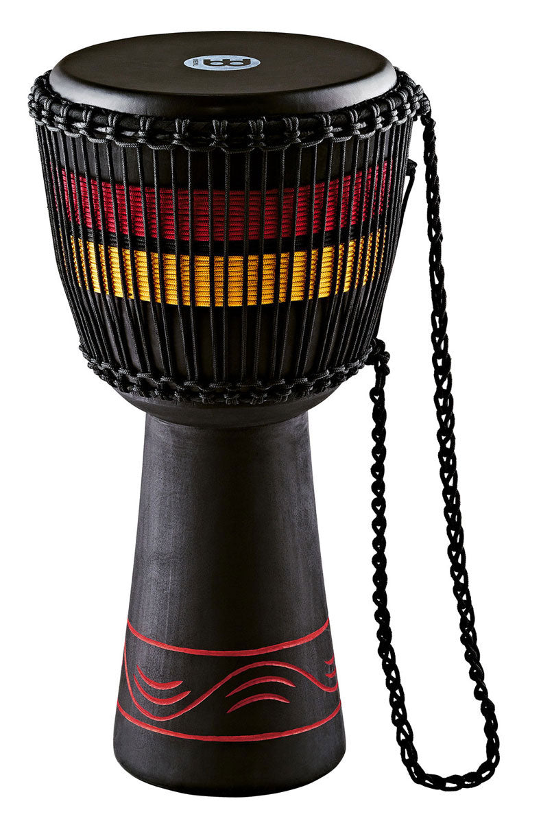 DJEMBE  FIBER 12" ROUGE NATURAL