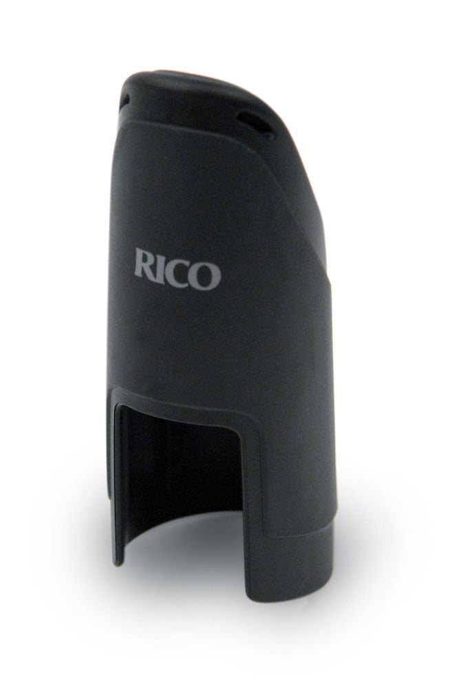 D'addario - Rico Cobre-boquilha Clarinete Sib (NÃO-inversa Abraçadeira) Sintético Moldado Preto