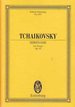 Tchaikovsky P. I. - Sérénade Pour Cordes En Do Maj. Op. 48 - Partitura de bolso