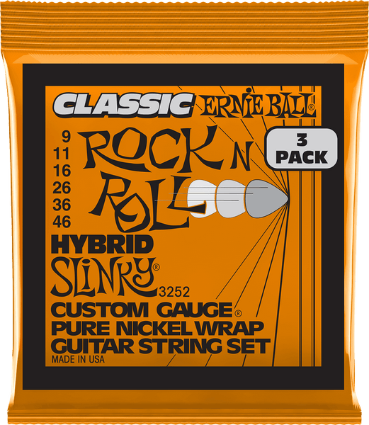 3252 Classic RNR Hybrid Slinky 9-46 Pack de 3