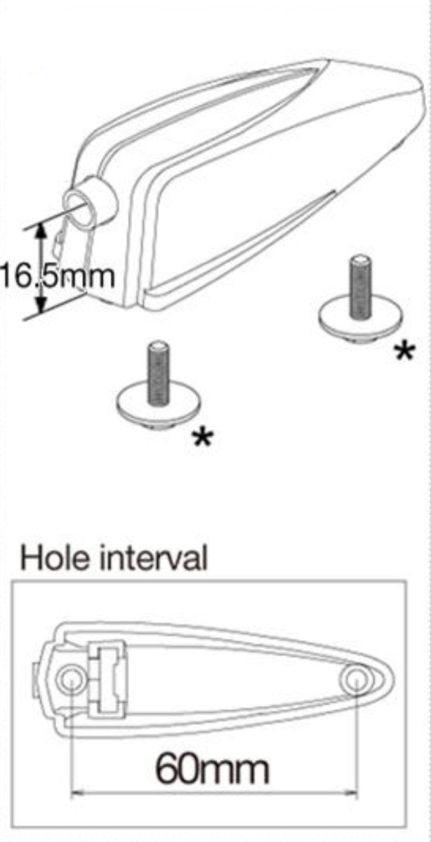Tama MSL60B - BASS DRUM LUG (HOLE INTERVAL 60MM)