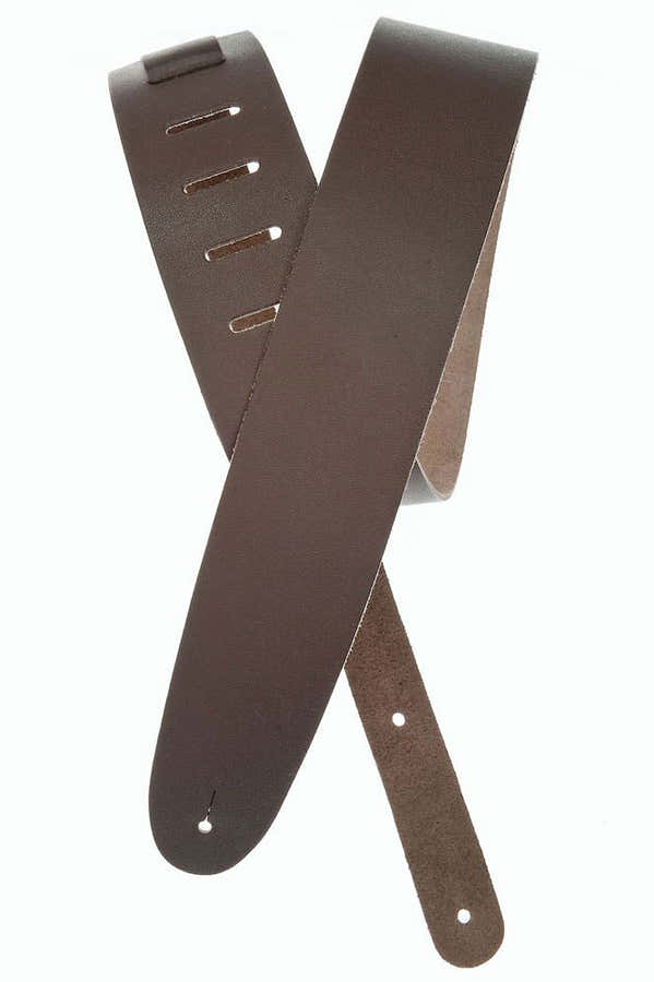Correia de guitarra em pele Basic Classic castanha