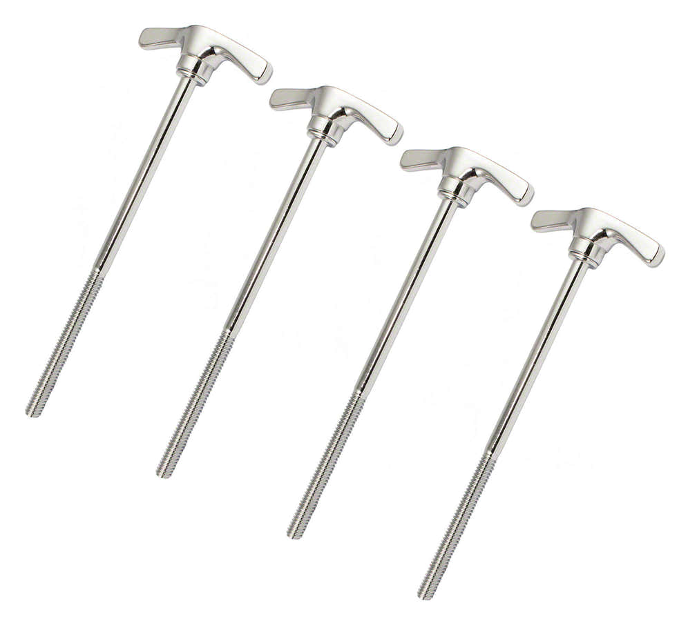 TRT3-115 - 115MM T-STYLE BASS DRUM TENSION ROD  - 7/32" THREAD (X4)