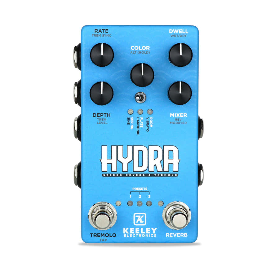 Hydra tremolo de reverberação