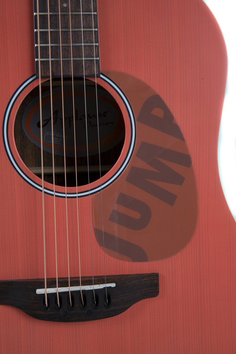 Acoustic Guitar Jump Slope Shoulder Dreadnought Peach