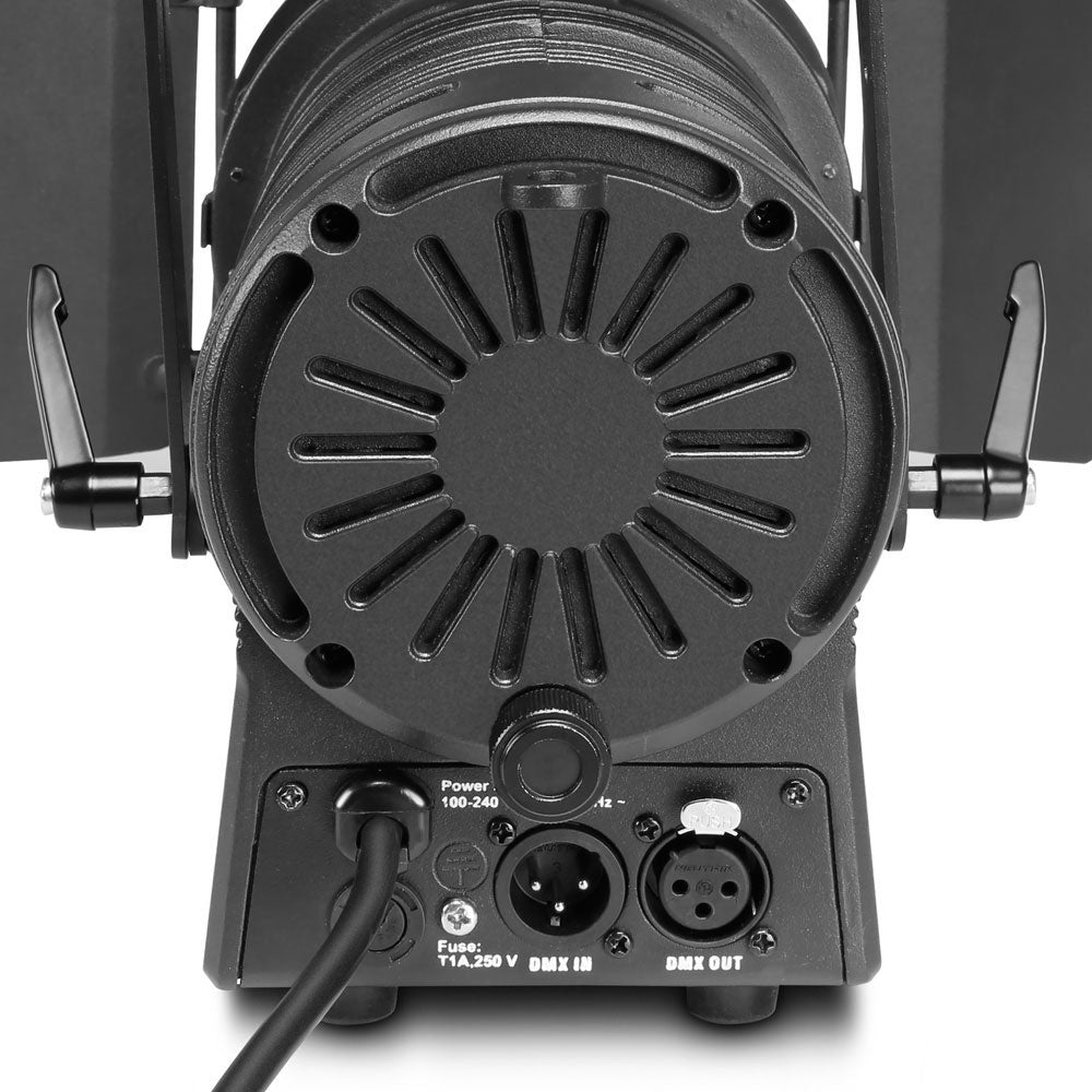 TS 60 W RGBW - PONTO PARA TEATRO COM LENTE DE PLANETA CONVEXO E LED 60 W RGBW CAIXA PRETA