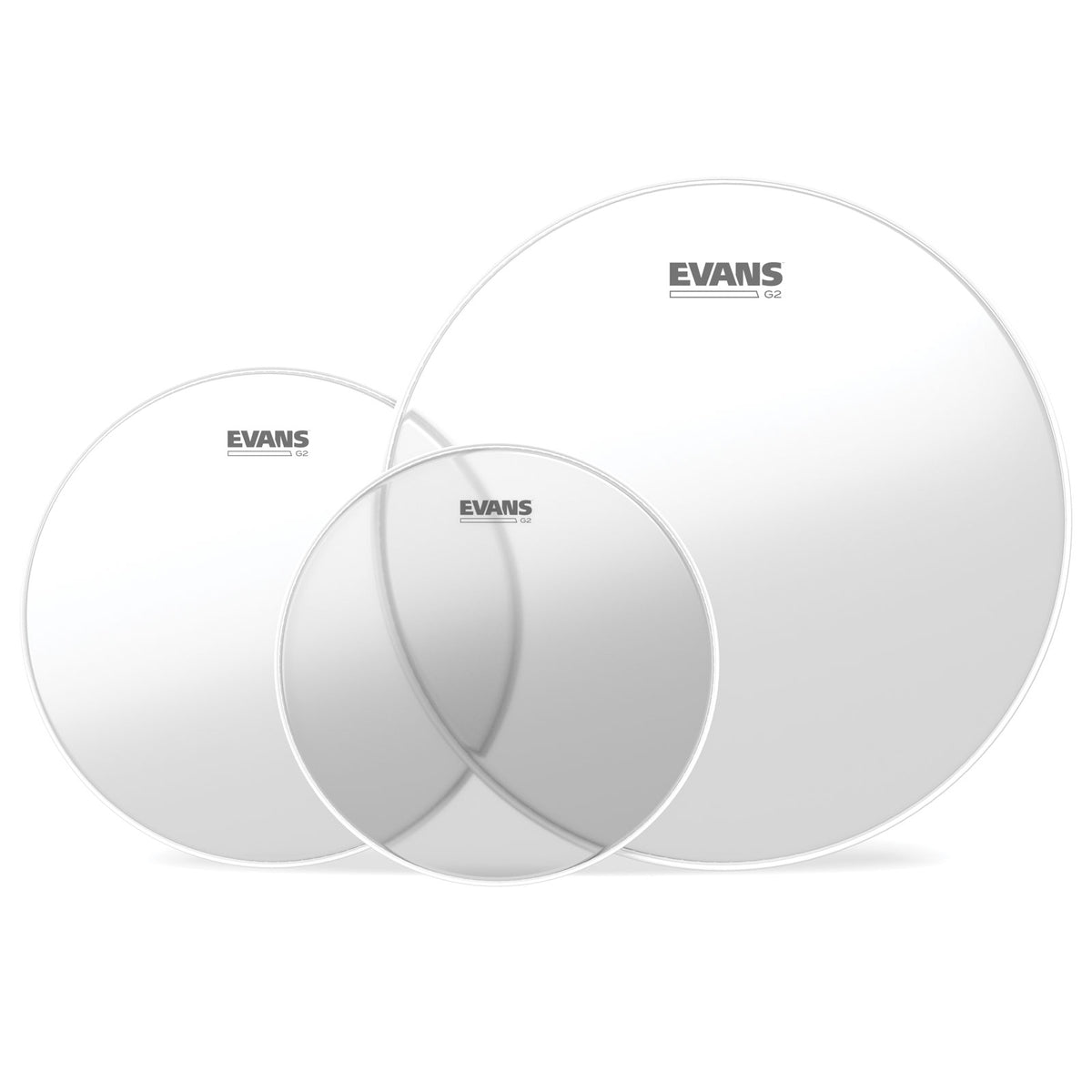 Evans ETP-G2CLR-F - TOM PACK G2 CLEAR FUSION 10 12 14