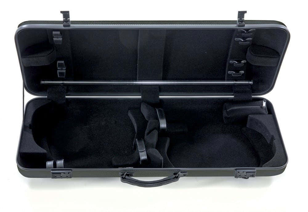 Estojo Duplo Idea 3.2 Preto (Pega Lateral) - Violino/Viola