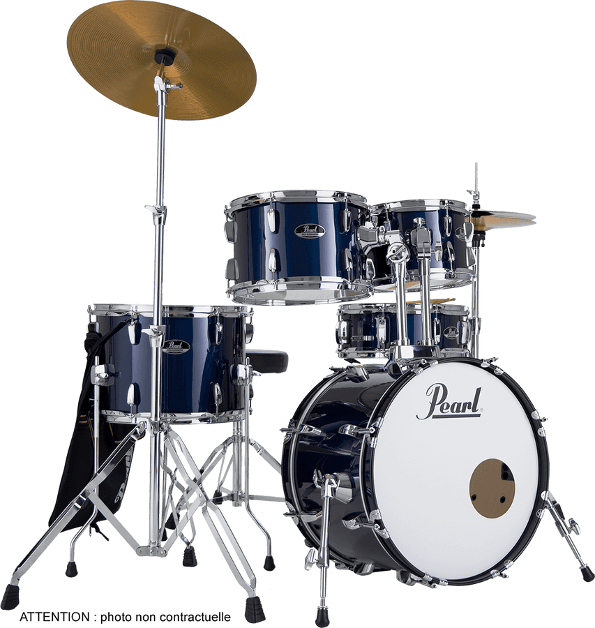 ROADSHOW JAZZ 18 ROYAL BLUE METALLIC + SOLAR CYMBALS