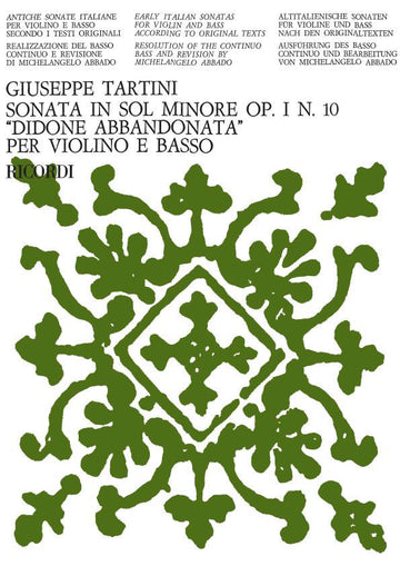 TARTINI G. - DIDONE ABBANDONATA - VIOLON ET PIANO