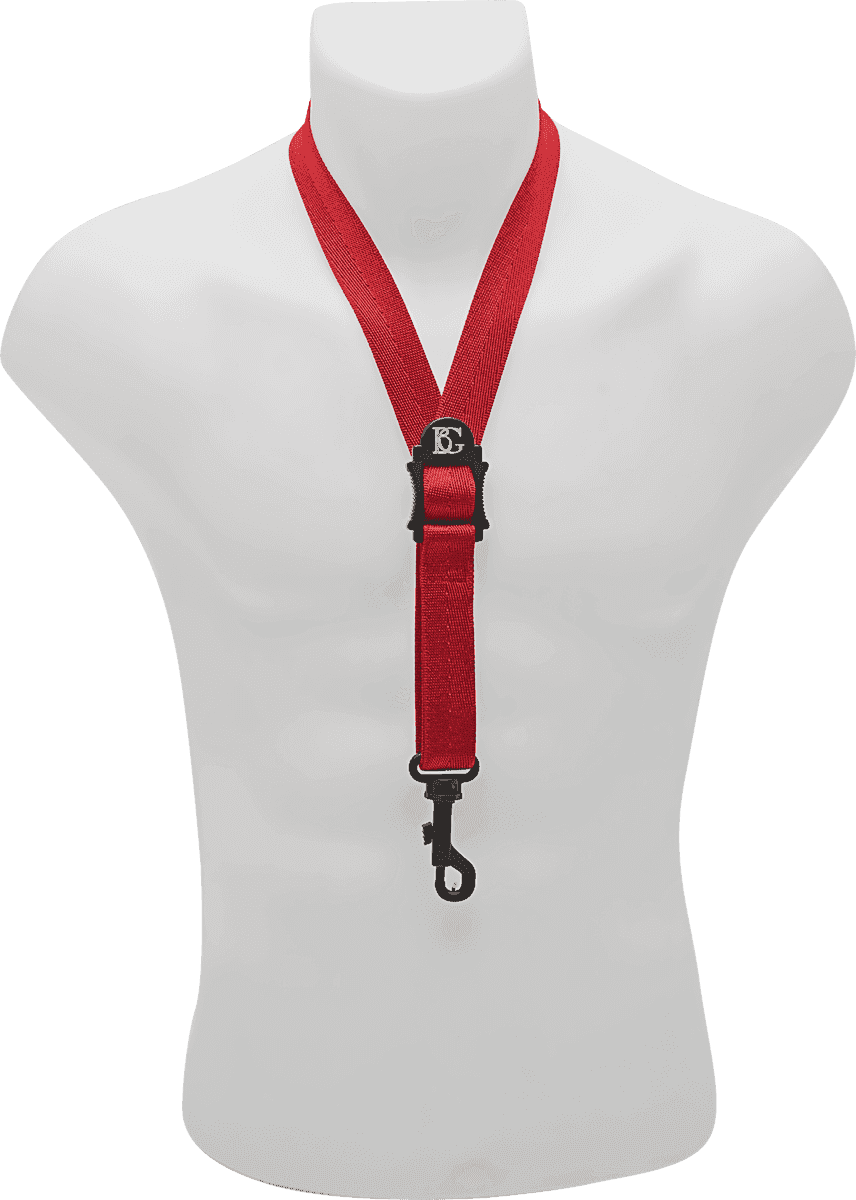 BG S39SH - CORREIA STANDARD VERMELHO (SNAP HOOK)