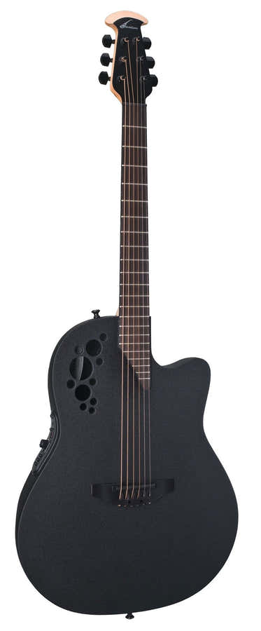 E-Acoustic Guitar Elite Tx Mid Cutaway Black Textured