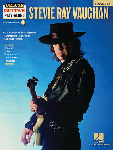 STEVIE RAY VAUGHAN -DEL. GUITAR PLAY-ALONG VOL. 27  (BOOK + ONLINE AUDIO)