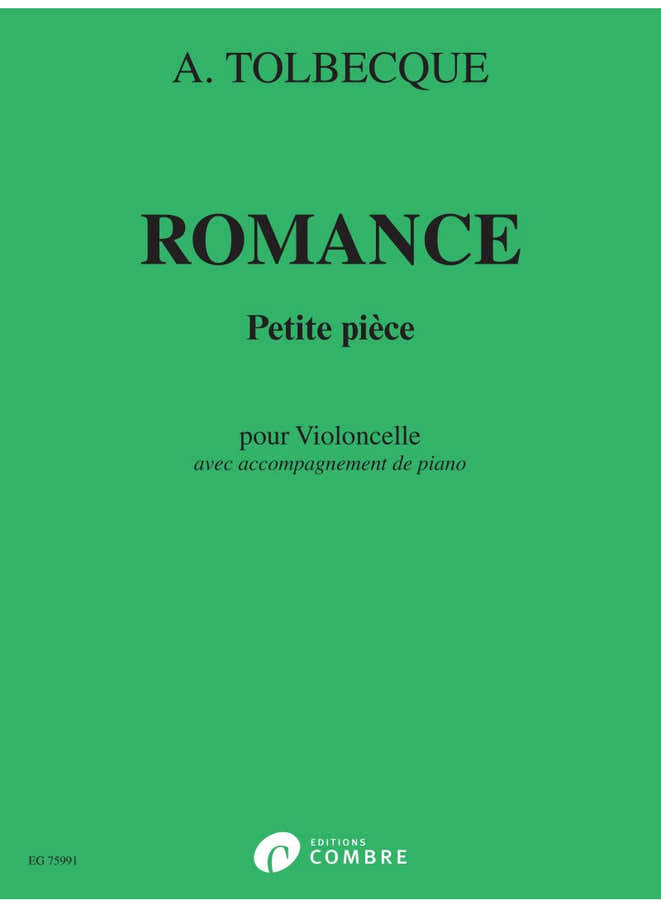 Tolbecque Auguste – Romance – Violoncelo e piano