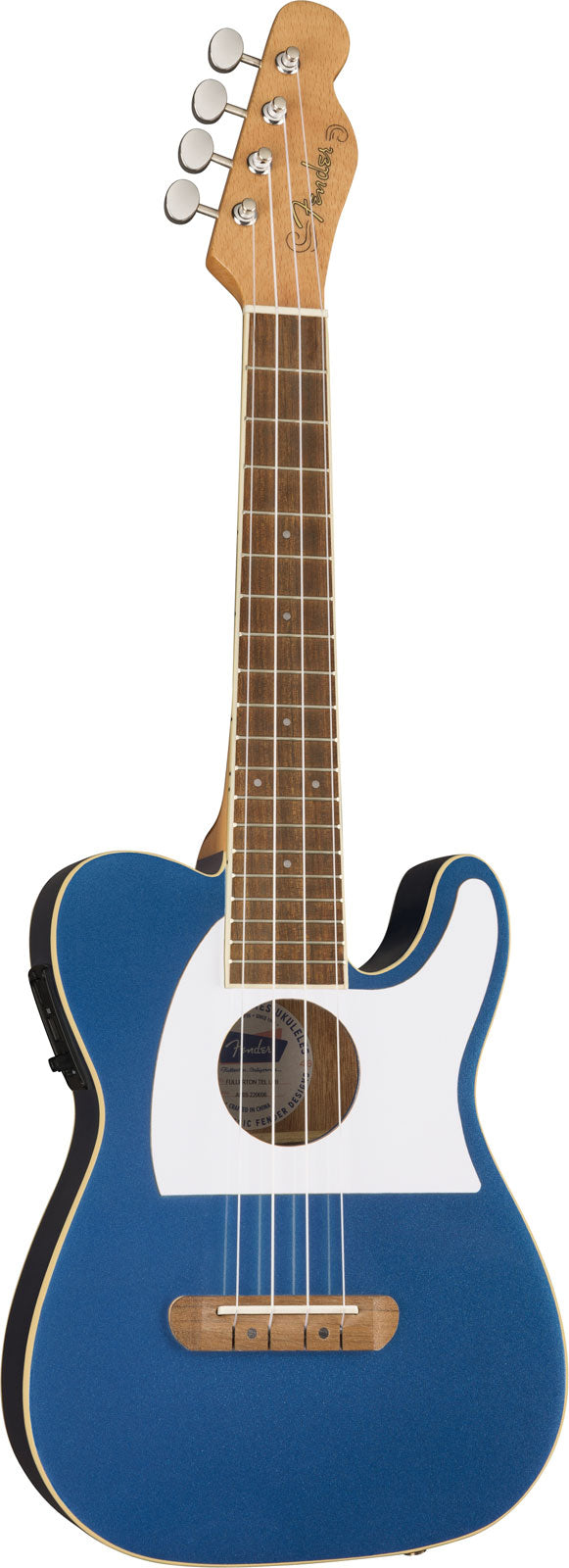 Telecaster Fullerton Uke Wn Lake Placid Blue