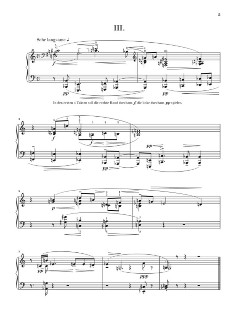 Schonberg Arnold - Six Little Piano Pieces Op.19