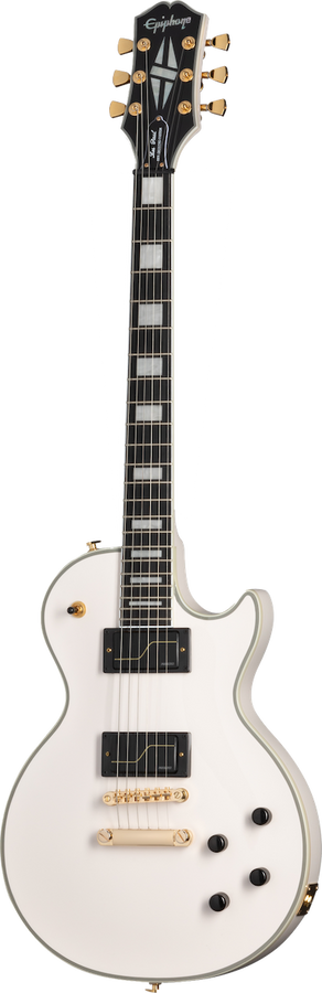 Les Paul Custom Origines Signature Matt Heafy Branco osso Ibg