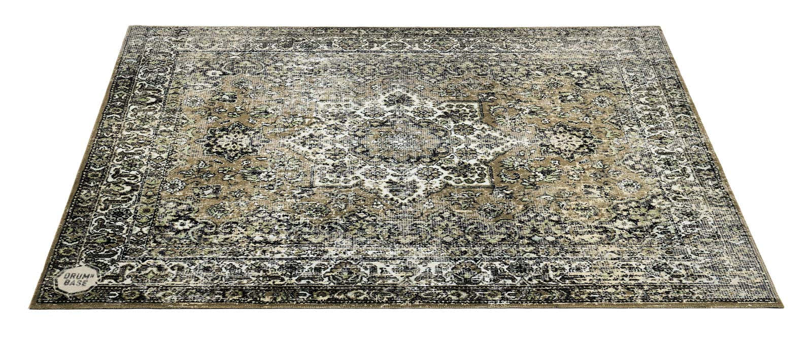 Tapete Vintage Persian 1.85 X 1.60M Antiderrapante - Verde