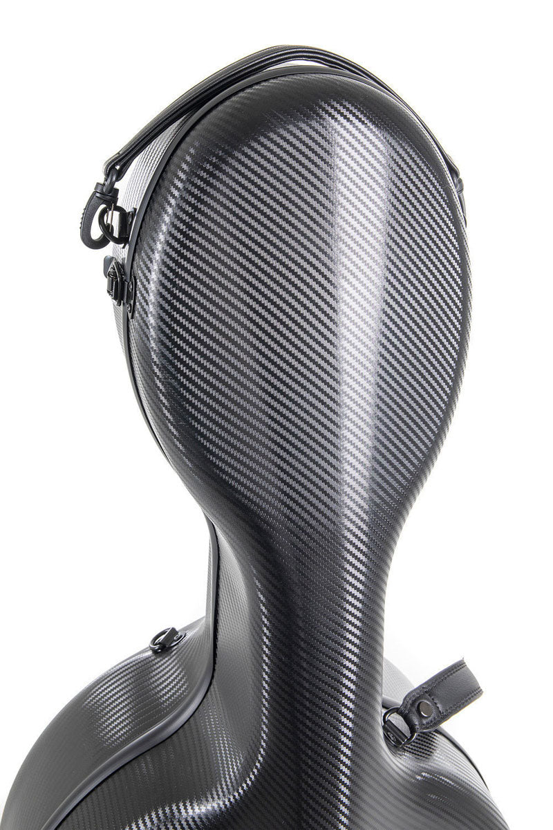 CELLO CASE POLYCARBONAT 4.6 4/4 BLACK ROLLY