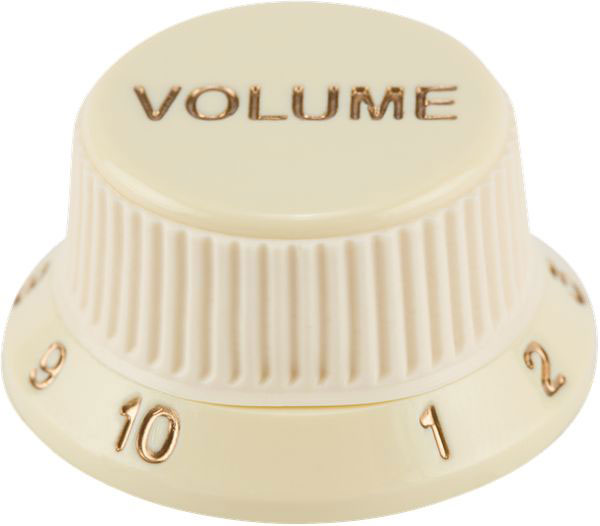 Stratocaster Botões de toque suave Branco envelhecido