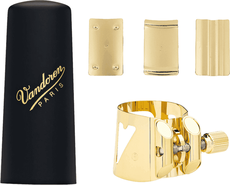 Vandoren Abraçadeira Optimum - Saxofone Tenor + Cobre-Boquilha de Plástico