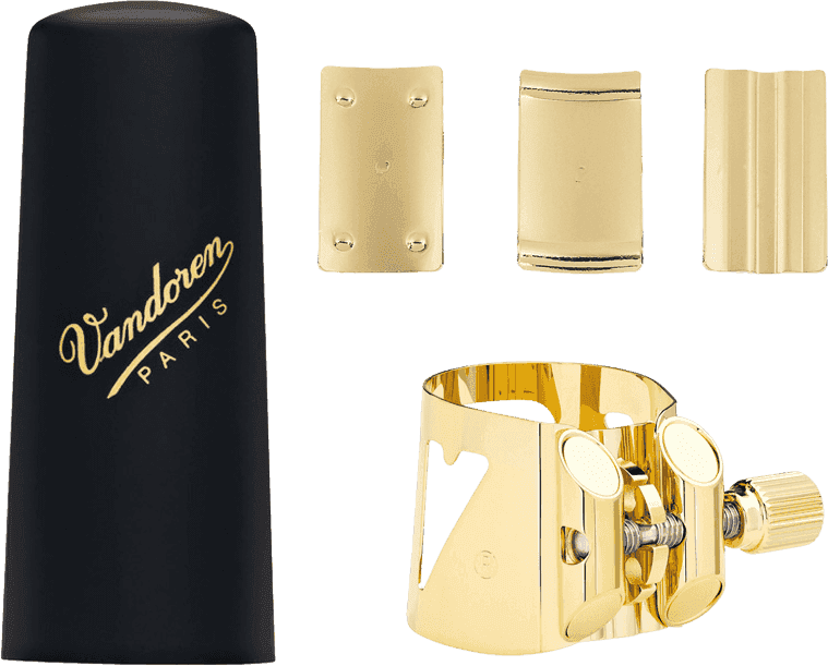 Abraçadeira Optimum - Saxofone Tenor + Cobre-Boquilha de Plástico