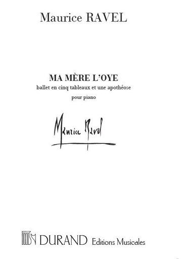 Ravel M. - Ma Mere L'oye Ballet - Piano
